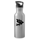 Alota Note$ Garmentry Silver Water Bottle - silver