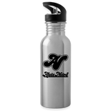 Alota Note$ Garmentry Silver Water Bottle - silver