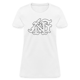 Alota Note$ Garmentry Monogram Women's T-Shirt - white