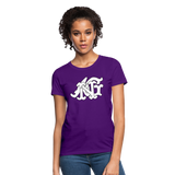 Alota Note$ Garmentry Monogram Women's T-Shirt - purple