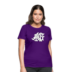 Alota Note$ Garmentry Monogram Women's T-Shirt - purple