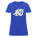 Alota Note$ Garmentry Monogram Women's T-Shirt - royal blue