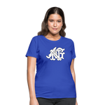 Alota Note$ Garmentry Monogram Women's T-Shirt - royal blue