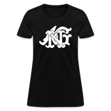 Alota Note$ Garmentry Monogram Women's T-Shirt - black