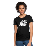 Alota Note$ Garmentry Monogram Women's T-Shirt - black