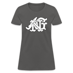 Alota Note$ Garmentry Monogram Women's T-Shirt - charcoal