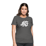 Alota Note$ Garmentry Monogram Women's T-Shirt - charcoal