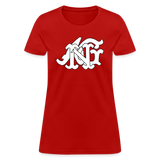 Alota Note$ Garmentry Monogram Women's T-Shirt - red