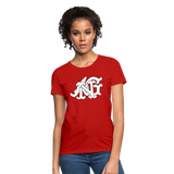 Alota Note$ Garmentry Monogram Women's T-Shirt - red