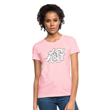 Alota Note$ Garmentry Monogram Women's T-Shirt - pink