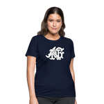 Alota Note$ Garmentry Monogram Women's T-Shirt - navy