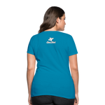 Alota Note$ Garmentry Monogram Women's T-Shirt - turquoise