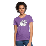 Alota Note$ Garmentry Monogram Women's T-Shirt - purple heather