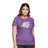 Alota Note$ Garmentry Monogram Women's T-Shirt - purple heather