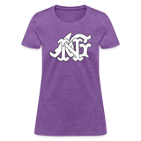 Alota Note$ Garmentry Monogram Women's T-Shirt - purple heather