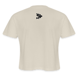 Alota Note$ Lettermark/Wordmark x Icon Women's Cropped T-Shirt - dust