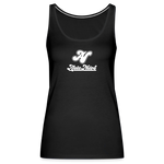 Alota Note$ Lettermark Women’s Premium Tank Top - black