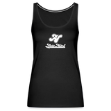 Alota Note$ Lettermark Women’s Premium Tank Top - black