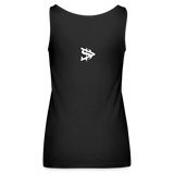 Alota Note$ Lettermark Women’s Premium Tank Top - black