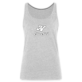 Alota Note$ Lettermark Women’s Premium Tank Top - heather gray