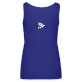 Alota Note$ Lettermark Women’s Premium Tank Top - royal blue