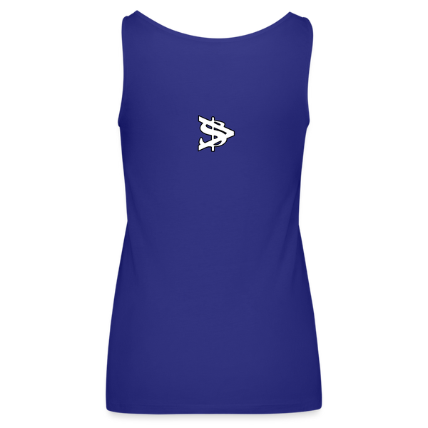 Alota Note$ Lettermark Women’s Premium Tank Top - royal blue