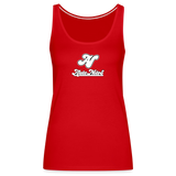 Alota Note$ Lettermark Women’s Premium Tank Top - red