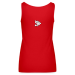 Alota Note$ Lettermark Women’s Premium Tank Top - red