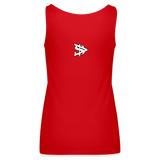 Alota Note$ Lettermark Women’s Premium Tank Top - red