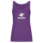 Alota Note$ Lettermark Women’s Premium Tank Top - purple