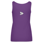 Alota Note$ Lettermark Women’s Premium Tank Top - purple