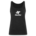 Alota Note$ Lettermark Women’s Premium Tank Top - charcoal grey