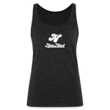 Alota Note$ Lettermark Women’s Premium Tank Top - charcoal grey