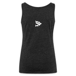 Alota Note$ Lettermark Women’s Premium Tank Top - charcoal grey