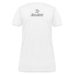 Alota Note$ White Lettermark x Icon/Wordmark Women's T-Shirt - white