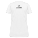 Alota Note$ White Lettermark x Icon/Wordmark Women's T-Shirt - white