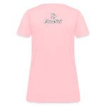 Alota Note$ White Lettermark x Icon/Wordmark Women's T-Shirt - pink