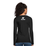 Alota Note$ Garmentry Monogram Women's Premium Long Sleeve T-Shirt - black