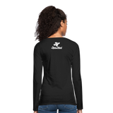 Alota Note$ Garmentry Monogram Women's Premium Long Sleeve T-Shirt - black