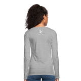 Alota Note$ Garmentry Monogram Women's Premium Long Sleeve T-Shirt - heather gray