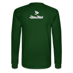 Alota Note$ White Lettermark x Icon/Wordmark Men's Long Sleeve T-Shirt - forest green