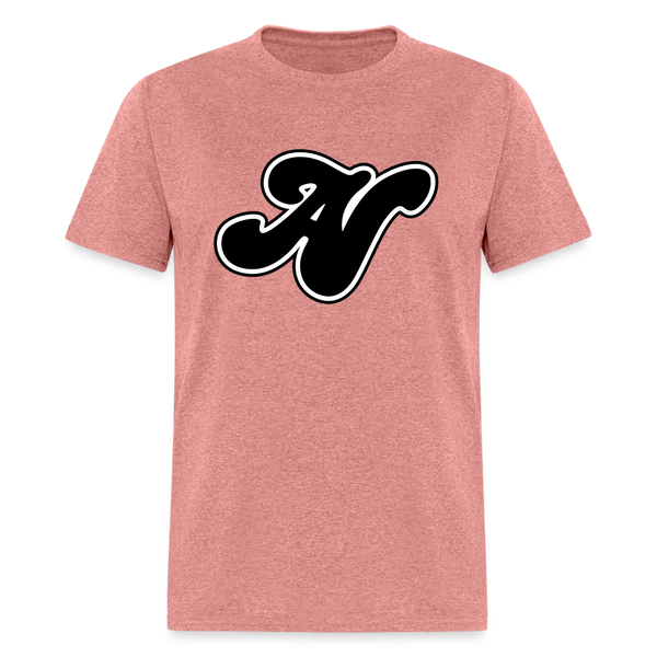 Alota Note$ Black Lettermark Unisex Classic T-Shirt - heather mauve