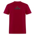 Alota Note$ Black Lettermark Unisex Classic T-Shirt - dark red