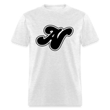 Alota Note$ Black Lettermark Unisex Classic T-Shirt - light heather gray