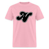 Alota Note$ Black Lettermark Unisex Classic T-Shirt - pink