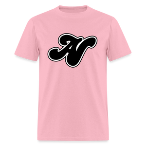 Alota Note$ Black Lettermark Unisex Classic T-Shirt - pink