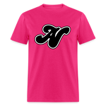 Alota Note$ Black Lettermark Unisex Classic T-Shirt - fuchsia