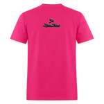 Alota Note$ Black Lettermark Unisex Classic T-Shirt - fuchsia