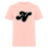 Alota Note$ Black Lettermark Unisex Classic T-Shirt - blush pink 