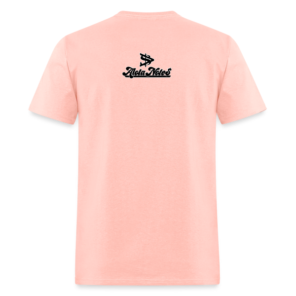 Alota Note$ Black Lettermark Unisex Classic T-Shirt - blush pink 